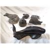 Image 1 : six wolves original soapstone figurines