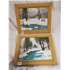 Image 1 : two Sask artist small paintings