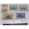 Image 1 : King George 6th War Issue 5 Stamps 10-50 Cents MH OG Never Used