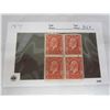 Image 1 : 4 King Goerge V 3 Cent Stamps MNH OG Never Used