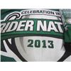Image 2 : Lot of Saskatchewan Rough Riders Flag ,Toque, Sealed Box of Fantuz Flakes