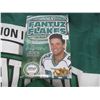 Image 3 : Lot of Saskatchewan Rough Riders Flag ,Toque, Sealed Box of Fantuz Flakes