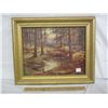 Image 1 : Vintage Deer Print in Frame