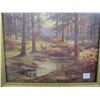 Image 2 : Vintage Deer Print in Frame