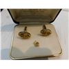 Image 2 : BLACK HILLS GOLD CUFFLINK AND TIE TACK SET