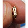 Image 7 : 2 PAIRS OF GOLD EARINGS BLUE STONES, 10KT AND 14KT