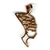 Image 6 : 14KT GOLD EGYPTIAN BUST PENDANT