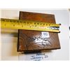 Image 2 : ANTIQUE JANUARY 22, 1914, WOOD BURNING WOOD ETCHED WOOD BOX