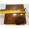 Image 3 : ANTIQUE JANUARY 22, 1914, WOOD BURNING WOOD ETCHED WOOD BOX