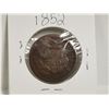 Image 2 : 1852 USA large 1 cent coin