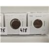 Image 3 : 4 USA 1 cent coins - 1908-1910