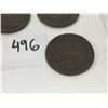 Image 3 : three old Australian coins - one penny, 1919, 1920, 1927