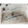 Image 5 : over 100 year old bank cheques lot