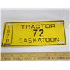 Image 2 : 1978 Saskatoon Tractor License Plate
