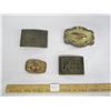 Image 1 : Lot of 4 Vintage Belt Buckles