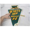 Image 1 : 1950's Dodge Desoto Dealer Ship Hanging Paper Banner some minor damage Rare Item