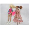 Image 1 : 2 Vintage Barbie Dolls with Clothing