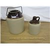 Image 2 : 2 Antique Stoneware Jugs Small One and Large One