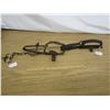Image 1 : 2 Ten Inch Antique Leg Hold Victor Traps