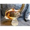 Image 2 : LARGE ART GLASS AMBER AND CLEAR FISH