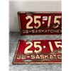 Image 2 : pair of 1938 sask license plates