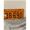 Image 3 : 1950 sask license plate