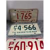 Image 2 : 3 sask trailer license plates 1971, 74, 75