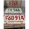 Image 3 : 3 sask trailer license plates 1971, 74, 75