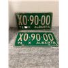 Image 1 : pair of 1971 alberta plates