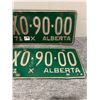 Image 3 : pair of 1971 alberta plates
