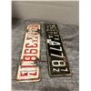 Image 4 : 2- nova scotia license plates 1972-1973