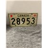Image 1 : canada military license plate