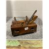 Image 1 : vintage moulding plane- complete brass hardware- stamped higgs- J.L.