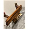 Image 7 : vintage moulding plane- complete brass hardware- stamped higgs- J.L.