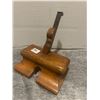 Image 1 : wooden moulding plane- stamped cast steel