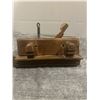 Image 5 : wooden moulding plane- stamped cast steel