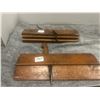 Image 5 : 2 wooden moulding planes- stamped nelson and simpson
