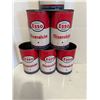 Image 3 : 7 esso mineralube oil tins empty