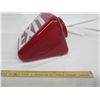 Image 5 : Vintage Red Exit Light Shade Good Condition