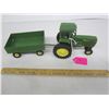 Image 1 : Vintage ERTL John Deer Tractor and Trailer