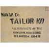 Image 2 : Antique Suitcase Ma Wah Co. Taylor Great Advertising Item