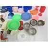 Image 3 : Large Lot of Girls Kitchen Toys Dishes ,Fridge ,Iron Ect.