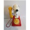 Image 1 : vintage Snoopy telephone toy - 10" tall
