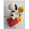Image 4 : vintage Snoopy telephone toy - 10" tall