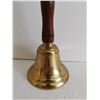 Image 4 : brass school bell - 8"