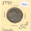 Image 1 : 1940 Canada 50 Cent Coin.