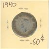 Image 2 : 1940 Canada 50 Cent Coin.