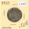 Image 1 : 1950 Canada 50 Cent Coin.