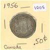 Image 1 : 1956 Canada 50 Cent Coin.