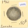 Image 1 : 1961 Canada 50 Cent Coin.